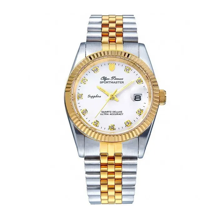 Đồng Hồ Nam Olym Pianus Sportmaster Watch OP89322GSK-T Màu Bạc Vàng