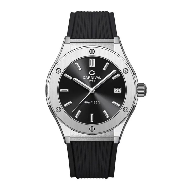 Đồng Hồ Nữ Carnival Quartz Watch 8168L-VT-DCS-D Màu Đen