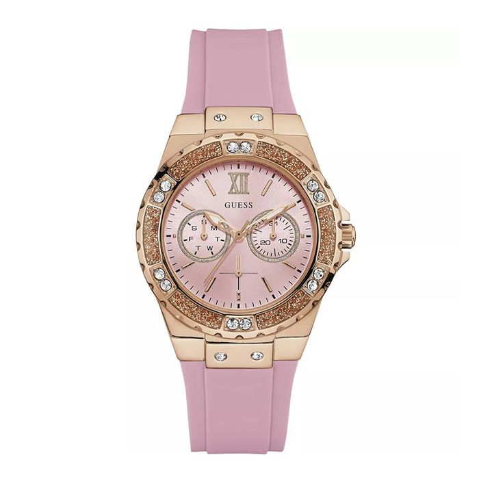Đồng Hồ Nữ Guess Limelight JLO Pink Watch 39mm W1053L3 Màu Hồng