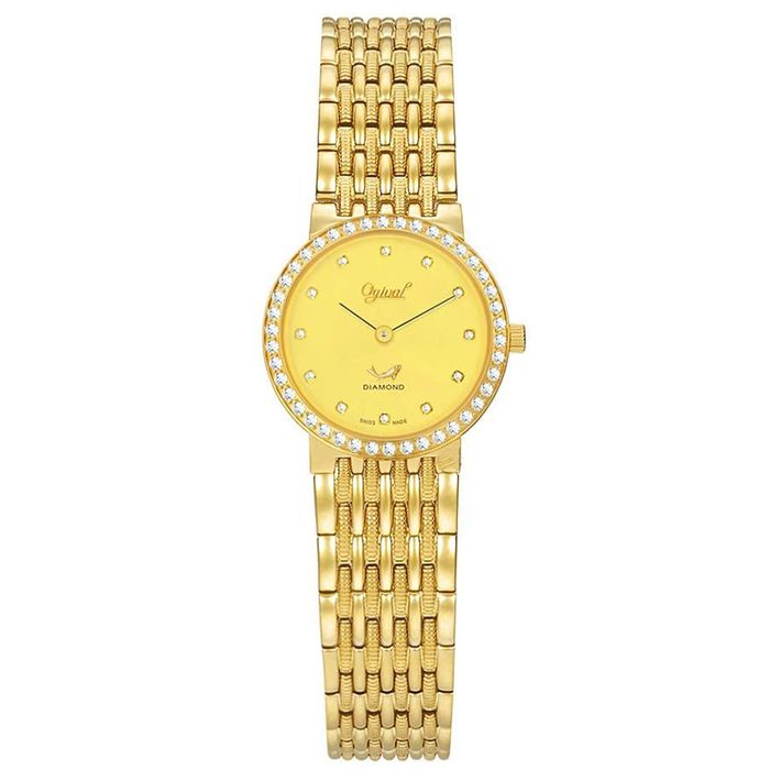 Đồng Hồ Nữ Ogival OG385-022DL Màu Vàng