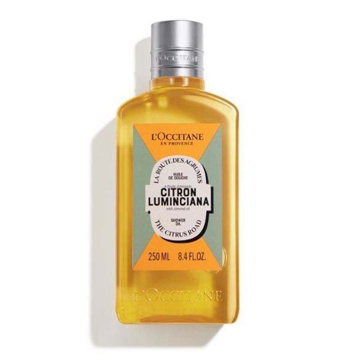 Gel Tắm Dạng Oil  L'Occitane Hạnh Nhân Hương Chanh Vàng Citron Luminciana Shower Oil 250ml
