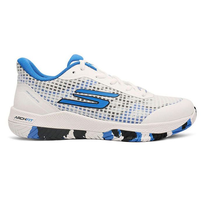 Giày Tennis/Pickleball Skechers Viper Court Pro Màu Trắng - Xanh Size 37.5