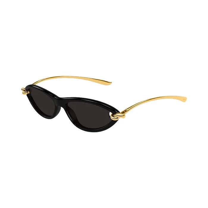 Kính Mát Bottega Veneta BV1390S 001 Sunglasses Màu Đen Vàng