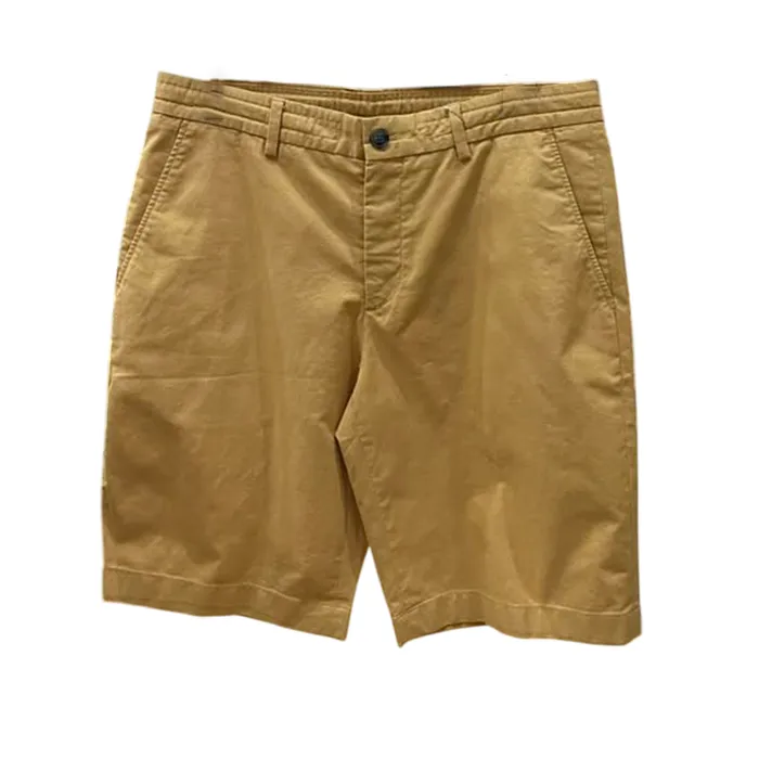 Quần Short Kaki Nam Lacoste Regular Fit Màu Be Vàng Size 33