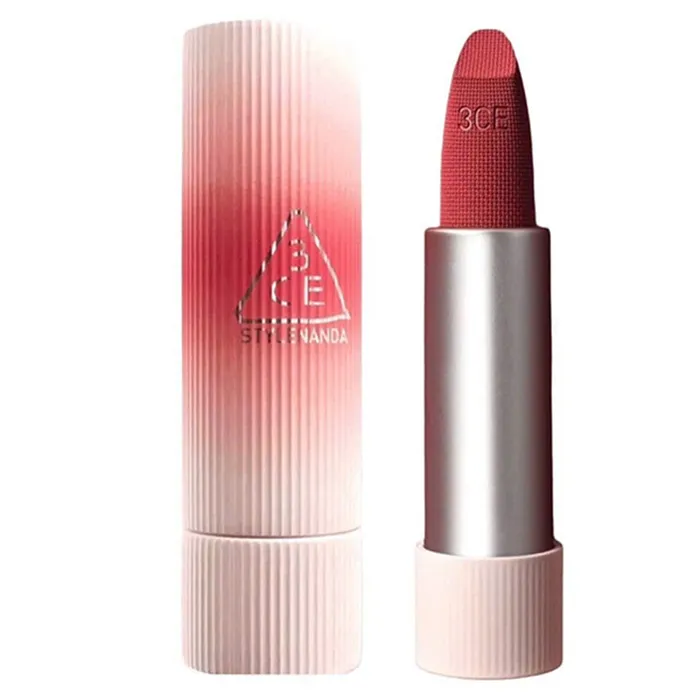 Son Lì 3CE Cashmere Hug Lipstick 07 Knit Màu Hồng Khô 3.5g