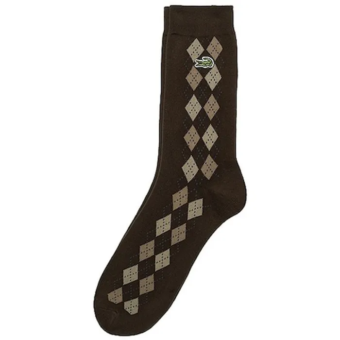 Tất Lacoste Argyle RA375E-51N 3KE Màu Nâu