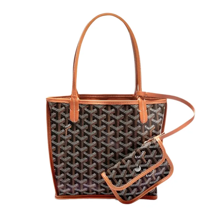 Túi Tote Nữ Goyard Mini Anju Tote Bag Màu Nâu