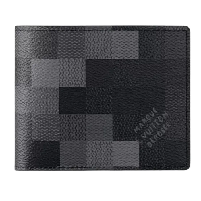 Ví Nam Louis Vuitton LV Damoflage Portefeuille Slender Wallet M14927 Màu Đen