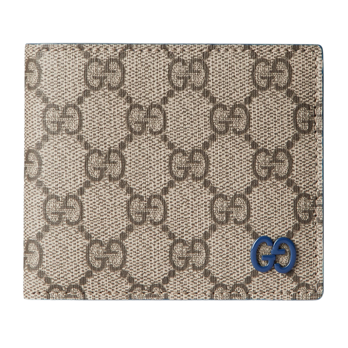 Ví Nữ Gucci Blue Interior GG Bi Fold Wallet ‎768243 FACQC 9441 Màu Xanh Ghi