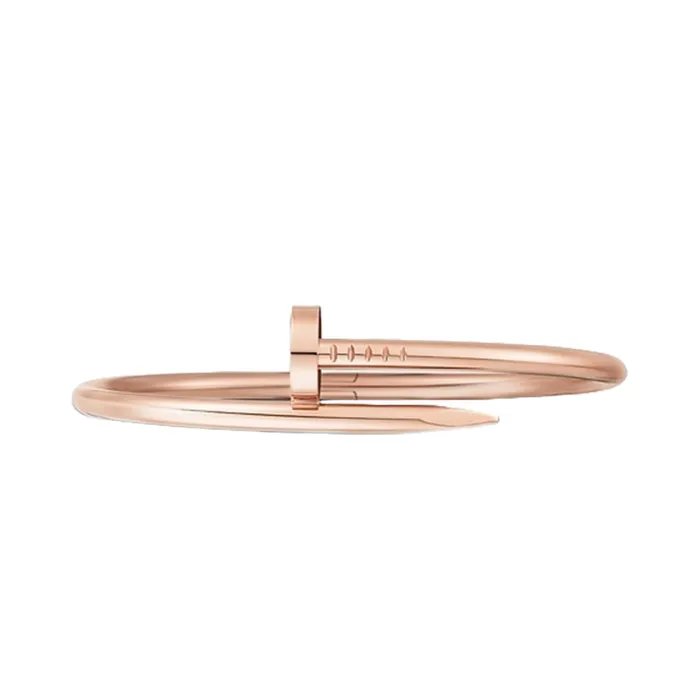 Vòng Đeo Tay Nữ Cartier Juste Un Clou Bracele Màu Vàng Hồng Size 17
