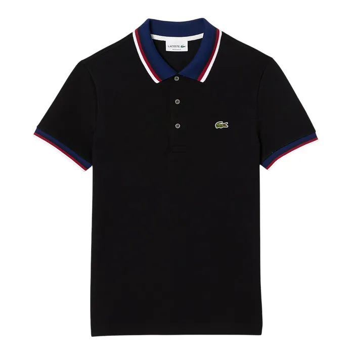 Áo Polo Nam Lacoste Men's Piqué Polo Shirt Regular Fit PH6351 031 Màu Đen Size 3
