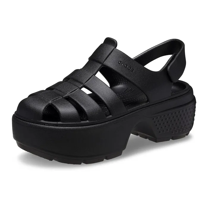 Giày Unisex Crocs Stomp Fisherman Lightweight Flexible 360-Degree Comfort Màu Đen Size 38