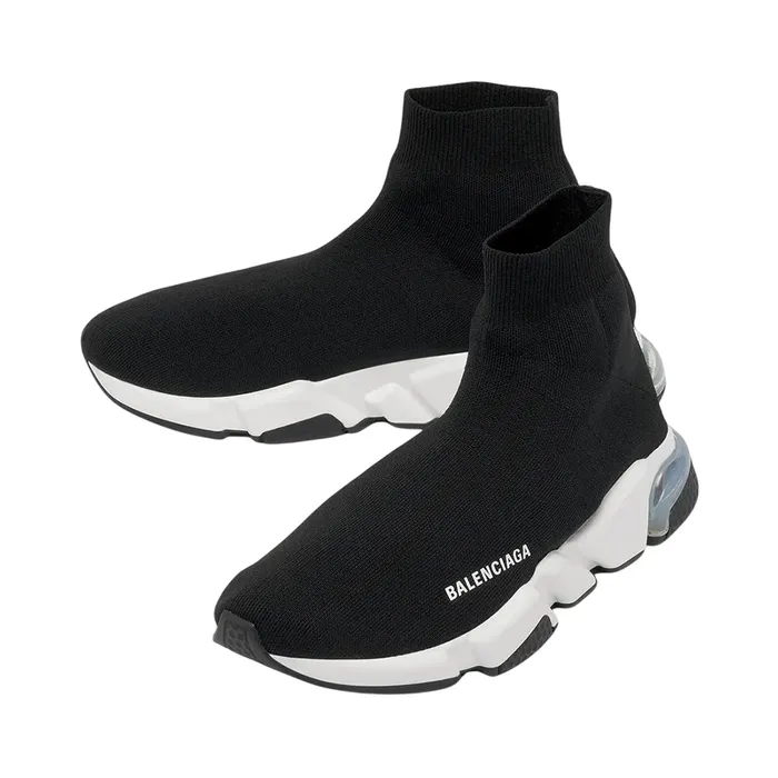 Giày Thể Thao Balenciaga Speed Clear Sol Trainer 607544W2DB61010 Màu Đen Size 35