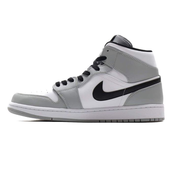 Giày Thể Thao Nike Air Jordan 1 Mid 554724-092 Màu Xám Khói Size 42