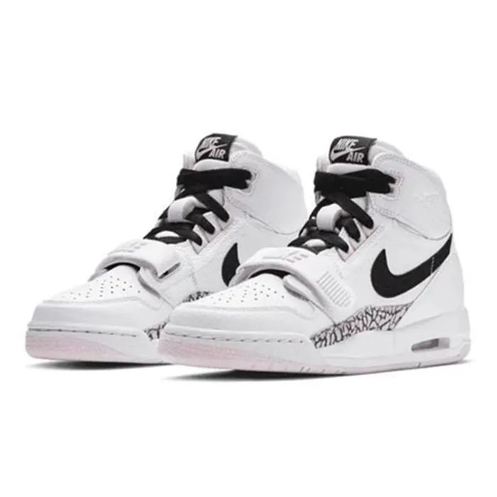 Giày Thể Thao Nữ Nike Jordan Legacy 312 GS Trắng/Đen/Hồng AT4040-106 - Phong Cách Thể Thao Cao Cấp, Dễ Dàng Phối Đồ, Thoải Mái Hàng Ngày