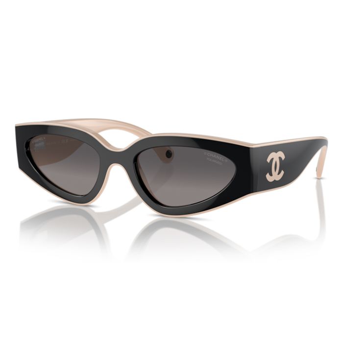Kính Mát Chanel CH6056-C534M3 Sunglasses Màu Be - Đen