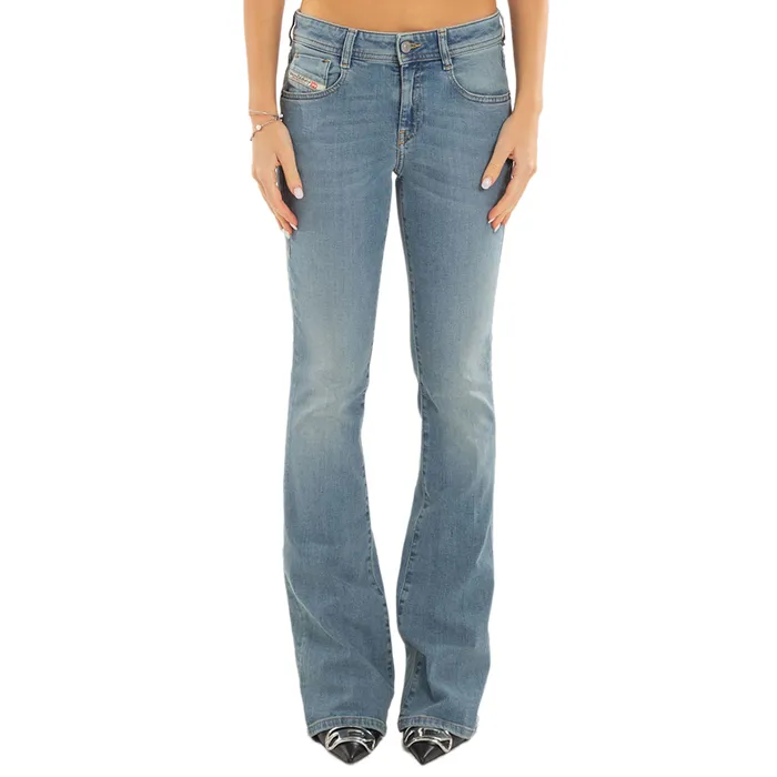 Quần Jean Nữ Diesel 1969 D-Ebbey Bootuct Jeans A11004 09J16 Màu Xanh Nhạt Size 27