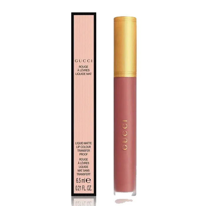 Son Kem Gucci Rouge Liquid Matte 208 They Met In Argentina Màu Hồng Đất