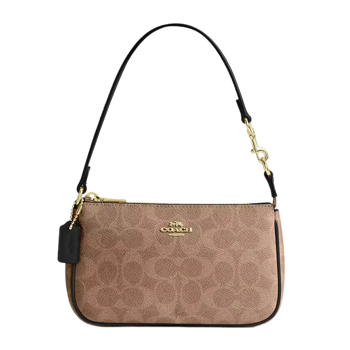 Túi Đeo Vai Coach Nolita 19 In Signature Canvas Shoulder Bag CW426 Màu Nâu