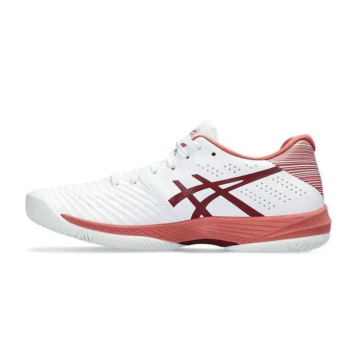 Giày Tennis/Pickleball Asics Wmns Solution Swift FF White Antique Red Phối Màu Size 39.5