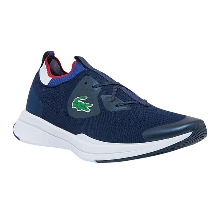 Giày Thể Thao Nam Lacoste Run Spin Knit Trainers 42SMA0075092 Màu Xanh Navy Size 39.5