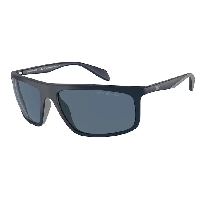 Kính Mát Nam Emporio Armani Matte Blue/Rubber Grey EA4212U 508880 Màu Xanh Đen