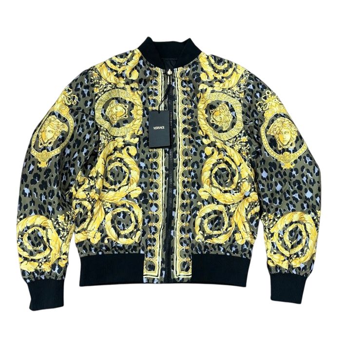 Áo Khoác Nam Versace Jacket 1012269 1A15952 5GB50 Màu Vàng/Đen Size 46