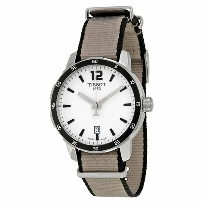 Đồng Hồ Nam Tissot Quickster T0954101703700 Màu Trắng Đen