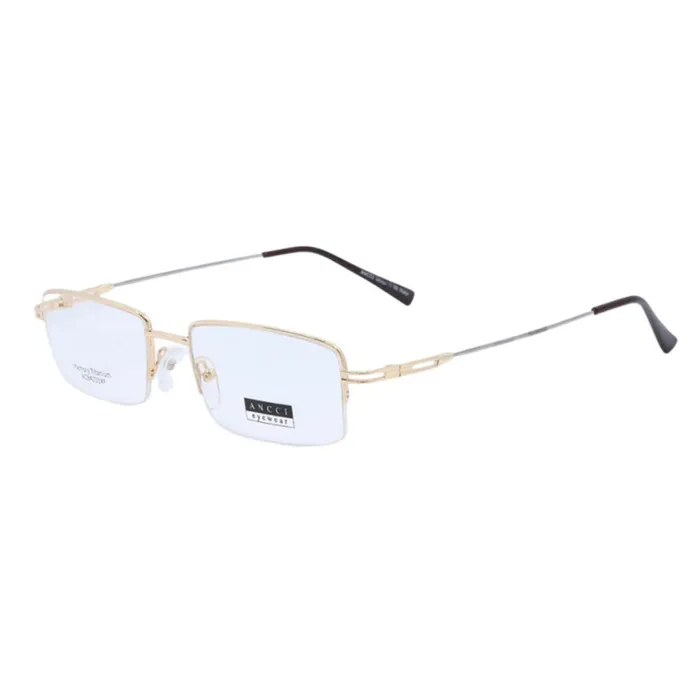 Gọng Kính Nam Ancci AC84203XF GP Màu Vàng Đen