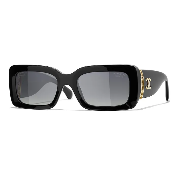 Kính Mát Chanel 0CH5534 C622S8 Sunglasses Màu Đen