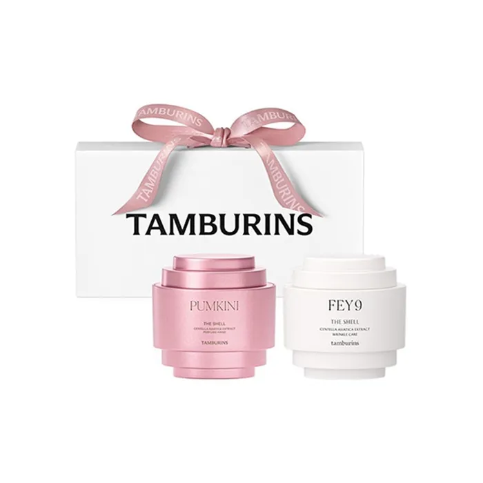 Set Kem Dưỡng Da Tay Mềm Mại Tamburins The Shell Perfume Hand Mini Duo Pumkini 2 Lọ (15ml x2)