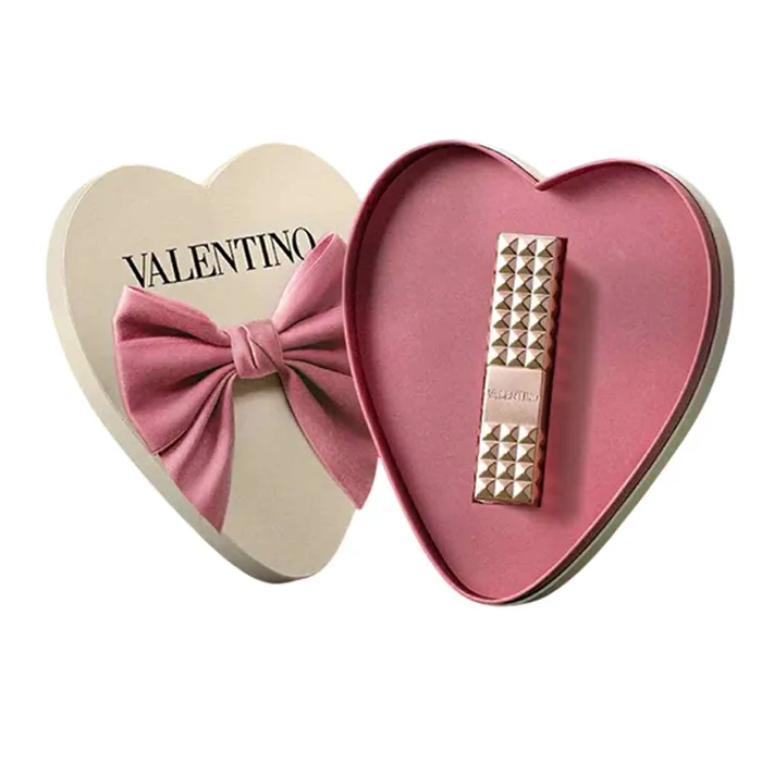 Set Valentino Limited 2025 (Son Dưỡng Beauty Rosso Valentino Lip Balm 120R Và Box Trái Tim)