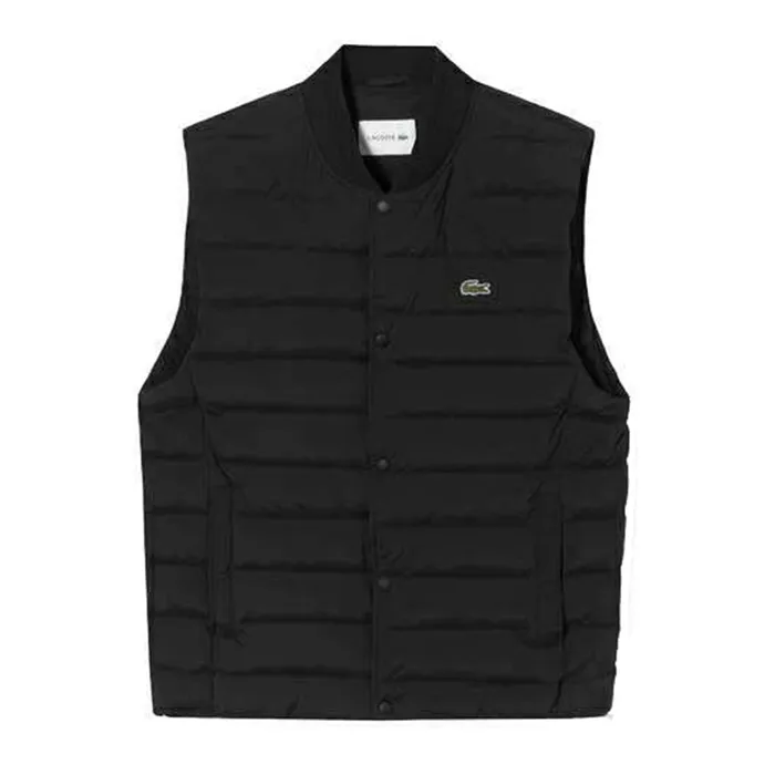 Áo Khoác Gile Nam Lacoste Lightweight Down Vest Màu Đen Size 48