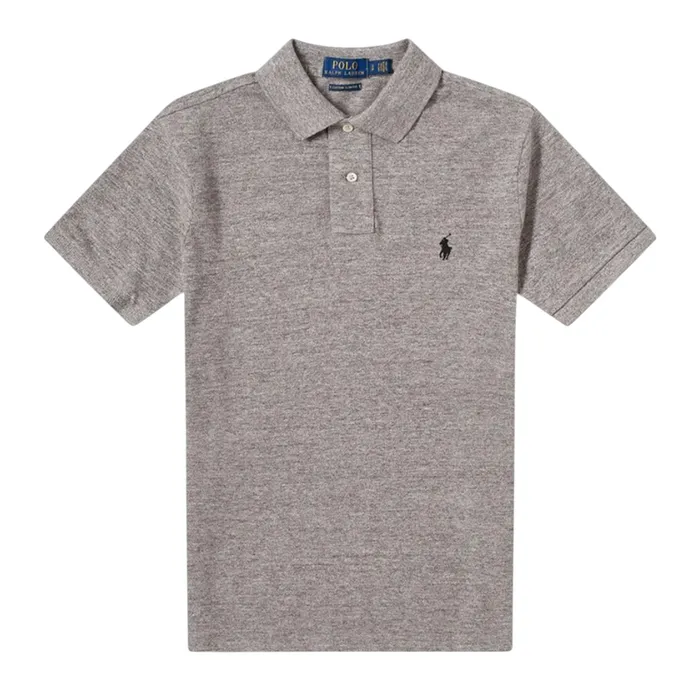 Áo Polo Nam Ralph Lauren With Embroidered Logo In Grey 710666998006 Màu Xám Size L