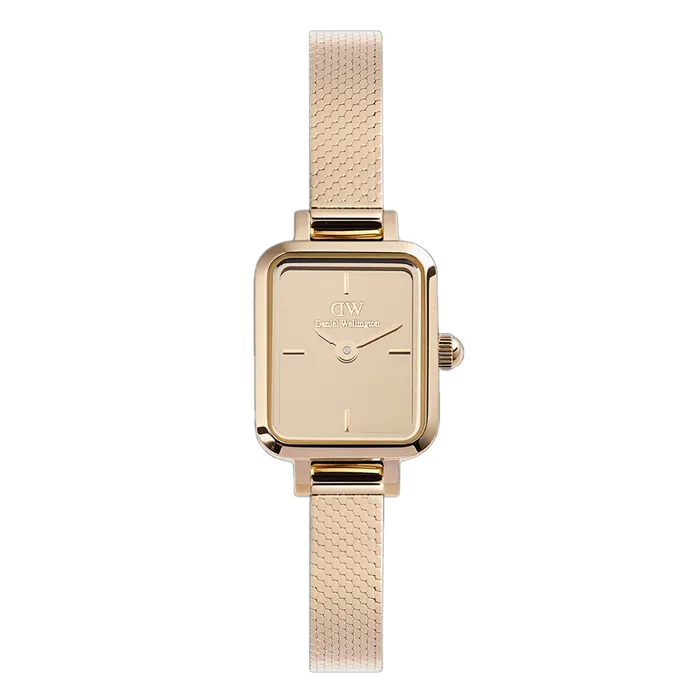 Đồng Hồ Nữ Daniel Wellington Quadro Mini Reflection Rose Gold Màu Vàng Hồng
