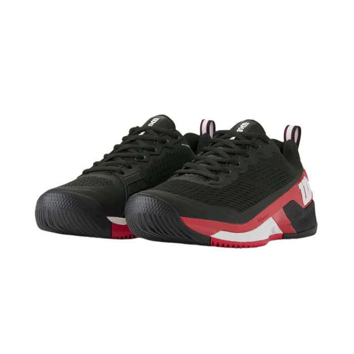 Giày Pickleball/Tennis Nam Wilson Men's Rush Pro 4.5 WRS334330 / WRS335340 Màu Đỏ - Đen Size 44