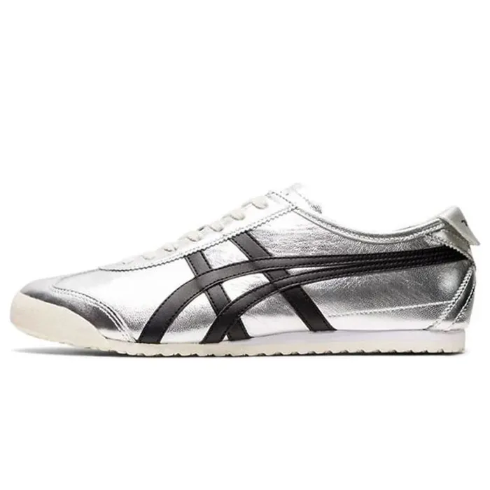 Giày Thể Thao Onitsuka Tiger Mexico 66 Pure Silver Black 1183B566-020 Màu Bạc Size 36
