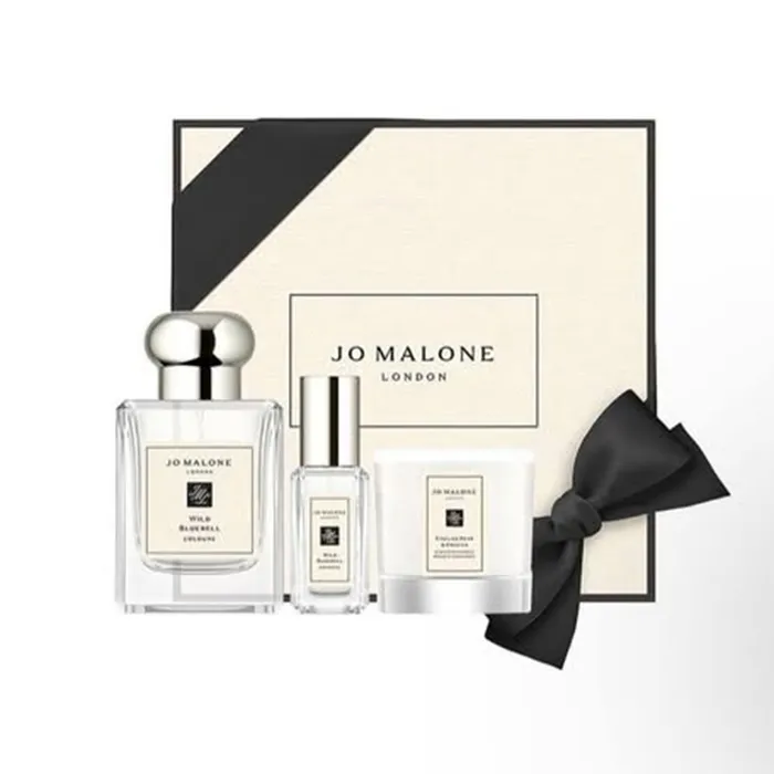 Set Nước Hoa Nữ Jo Malone Wild Bluebell Cologne (50ml + 9ml) Và Nến Thơm 35g