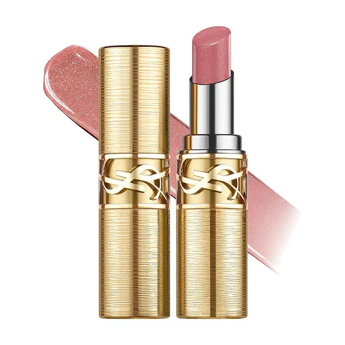 Son Dưỡng Yves Saint Laurent YSL Candy Glaze Lip Gloss Stick 22 Shimmer Rose Màu Hồng Nhũ