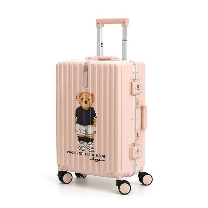 Vali Guoo Bear GU9008-3100 Màu Hồng Size 24