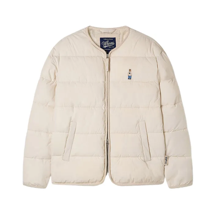 Áo Khoác WHOAU Light Padded Jacket WHJPF4911U Màu Ivory Size M