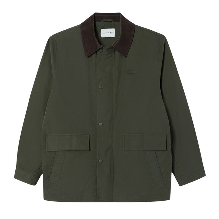 Áo Khoác Nam Lacoste LCT BH247E - L7A Màu Xanh Rêu Size 48