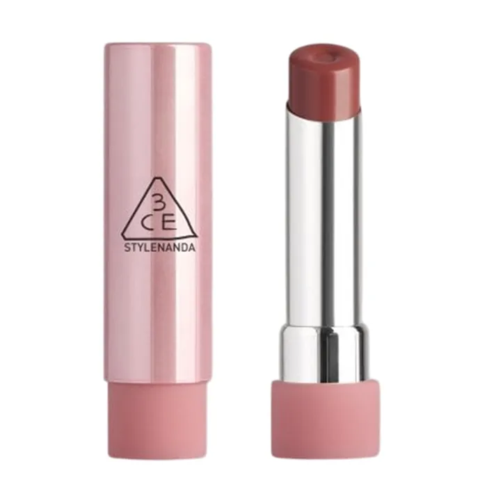 Son Dưỡng 3CE Glazy Lip Glow 34 Rose Glaze Màu Hồng Khô