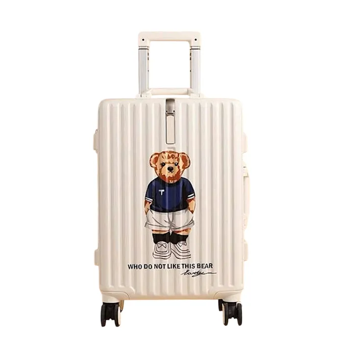 Vali Guoo Bear GU9008  Màu Trắng Size 20