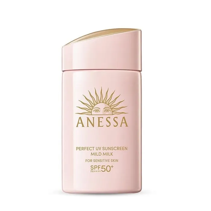 Sữa Chống Nắng Cho Da Nhạy Cảm Anessa Perfect UV Sunscreen Mild Milk SPF50+ 60ml