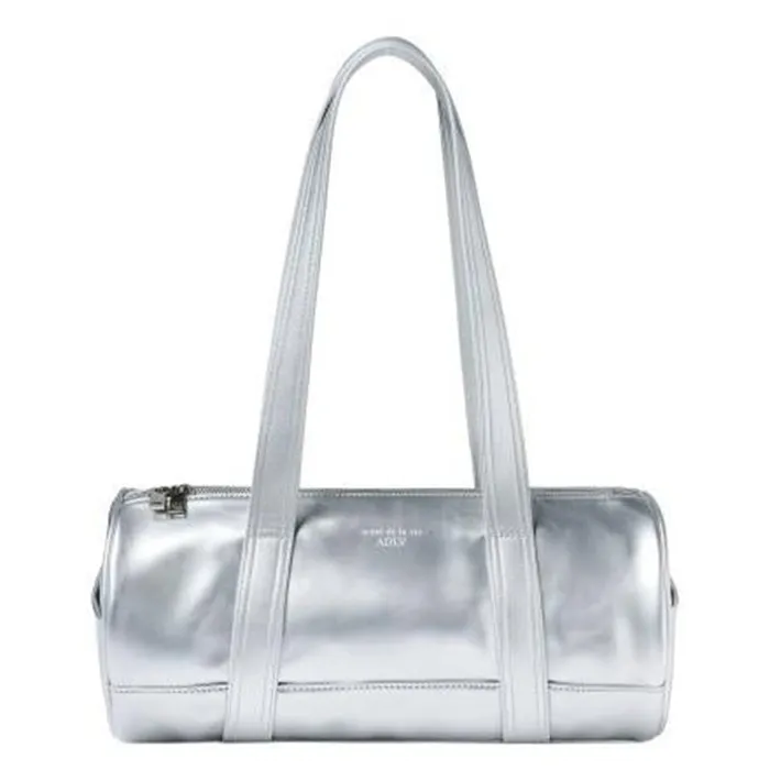 Túi Trống Nữ Acme' De La Vi Enamel Duffel Shoulder Bag ADLV-24SS-ACENDS-SVR Màu Bạc