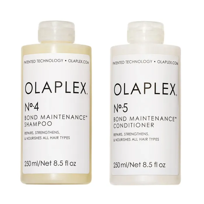 Bộ Dầu Gội + Dầu Xả Phục Hồi, Dưỡng Tóc Olaplex No.4 + No.5 Bond Maintenance (250ml x 2)