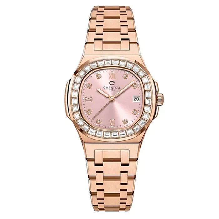 Đồng Hồ Nữ Carnival Quartz 8160L2-VH-H Màu Vàng Hồng