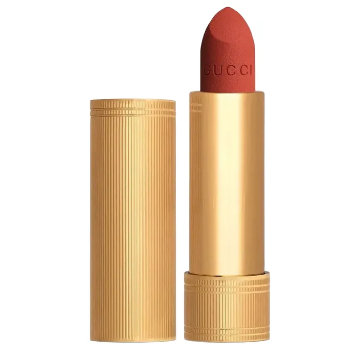 Son Lì Gucci Matte 312 Frances Fire Màu Cam Đất