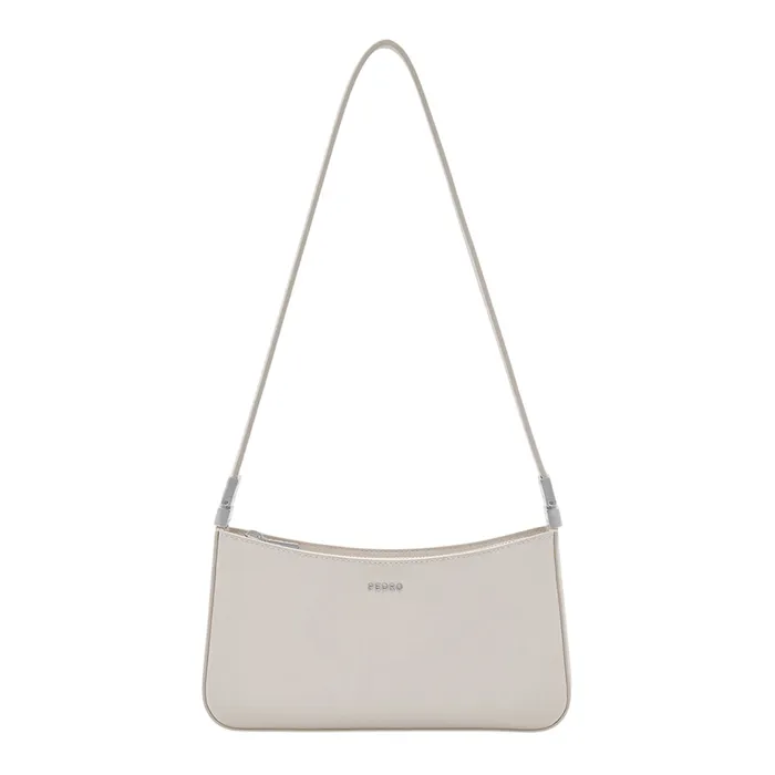 Túi Đeo Vai Nữ Pedro Jatte Leather Shoulder Bag PW4-95940013 Chalk Màu Trắng